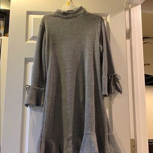 Gray Flared Dress